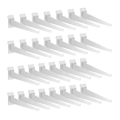 10 inch Shelf Bracket Black for Slatwall (50- pack)