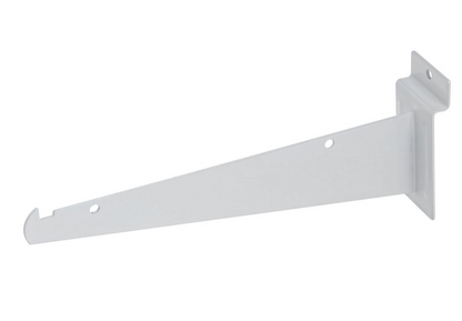 14"  Shelf Bracket White for Slatwall (50- pack)