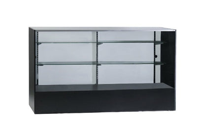 Wood Full Vision Display 70 Inch Showcase with Adjustable Glass Shelving/FS6