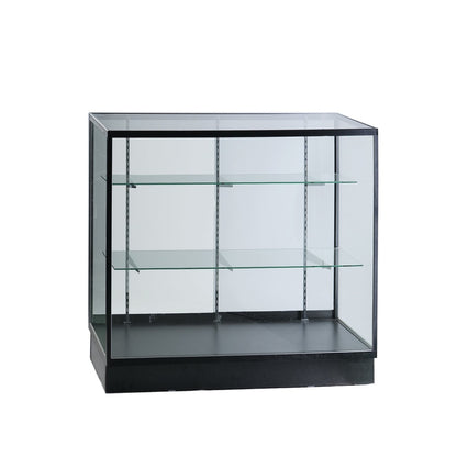 Extra Vision Display 48 Inch Glass Showcase Aluminum Frame Glass Shelving/GS4