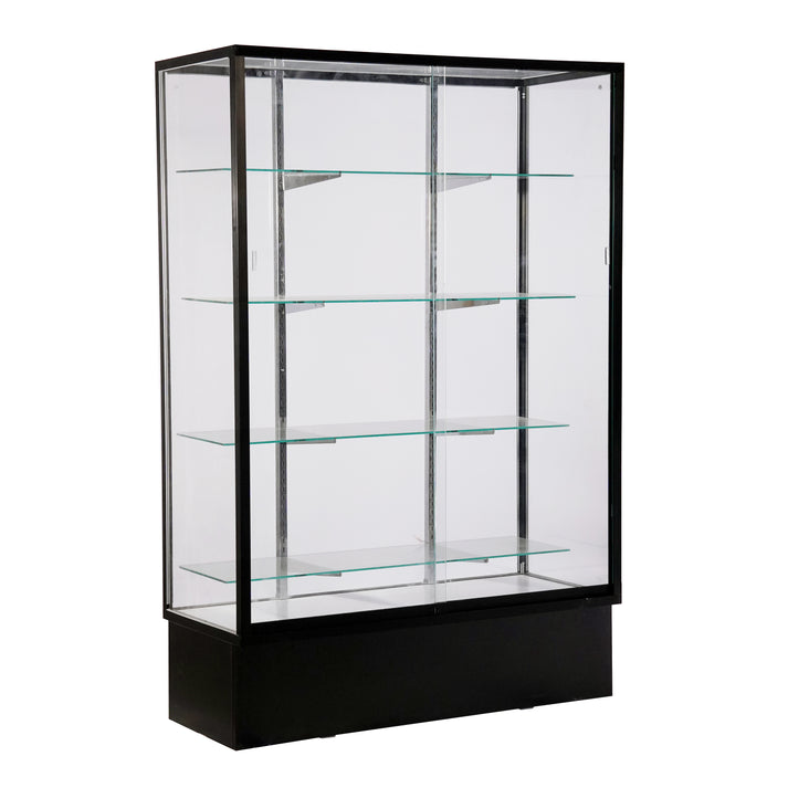 Extra Vision Aluminum Frame All Glass Wall Case Display/SGWC4B – Wisdom ...