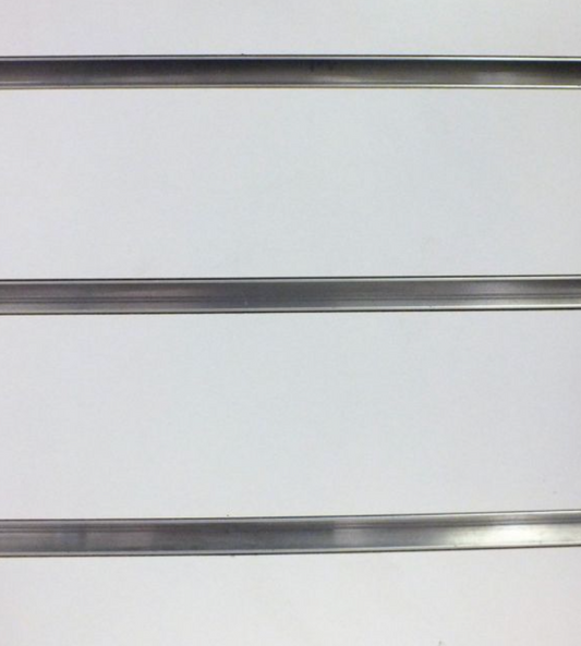Slatwall 8 ft Length insert standard Aluminum